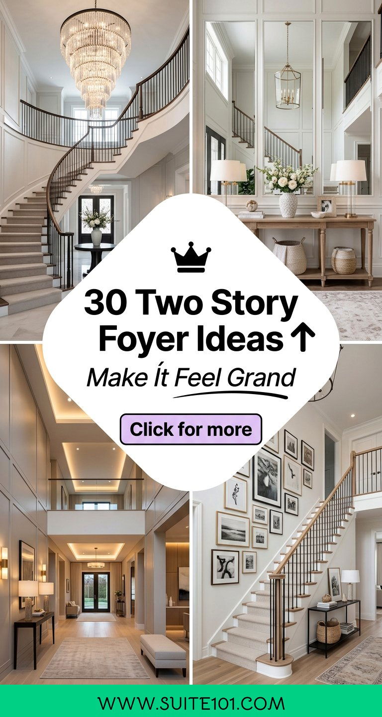 30 Two Story Foyer Ideas to Make Your Entry Feel Grand Now - 30 Two Story Foyer Ideas to Make Your Entry Feel Grand Now