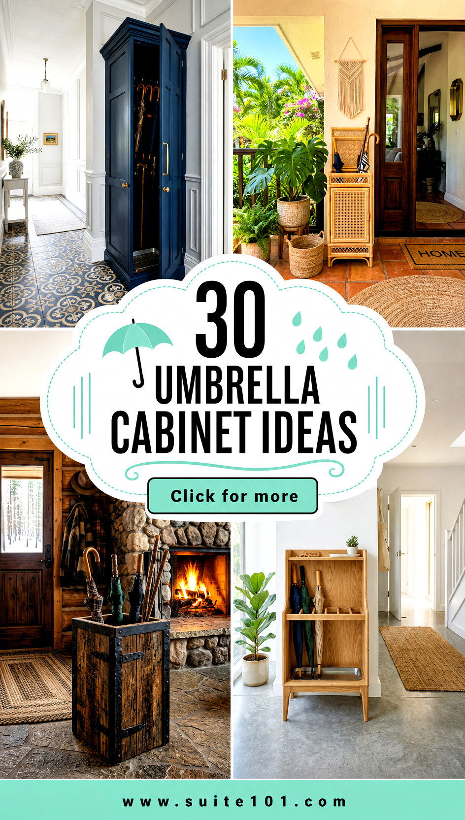 30 Umbrella Cabinet Ideas to Keep Your Entry Neat All Season - 30 Umbrella Cabinet Ideas to Keep Your Entry Neat All Season