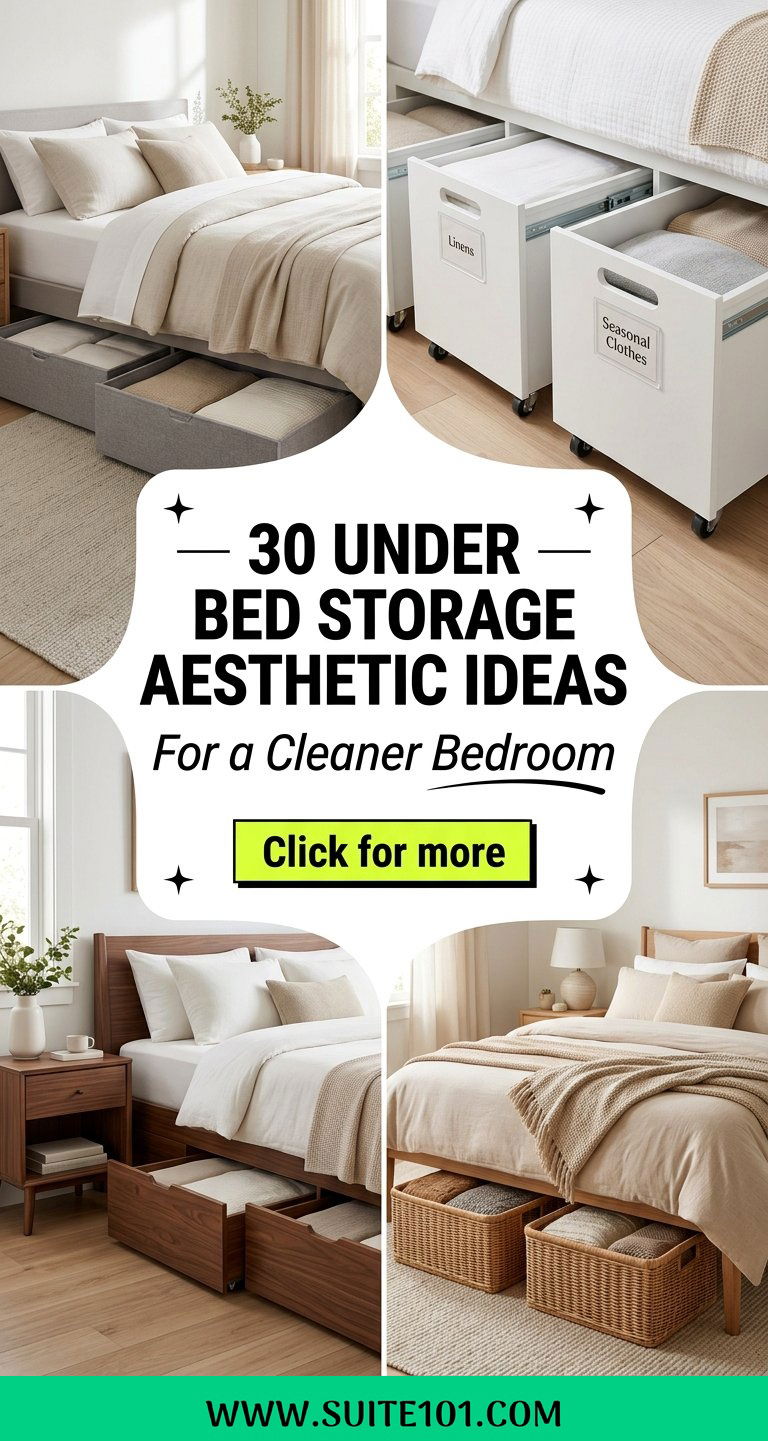 30 Under Bed Storage Aesthetic Ideas for a Cleaner Bedroom - 30 Under Bed Storage Aesthetic Ideas for a Cleaner Bedroom