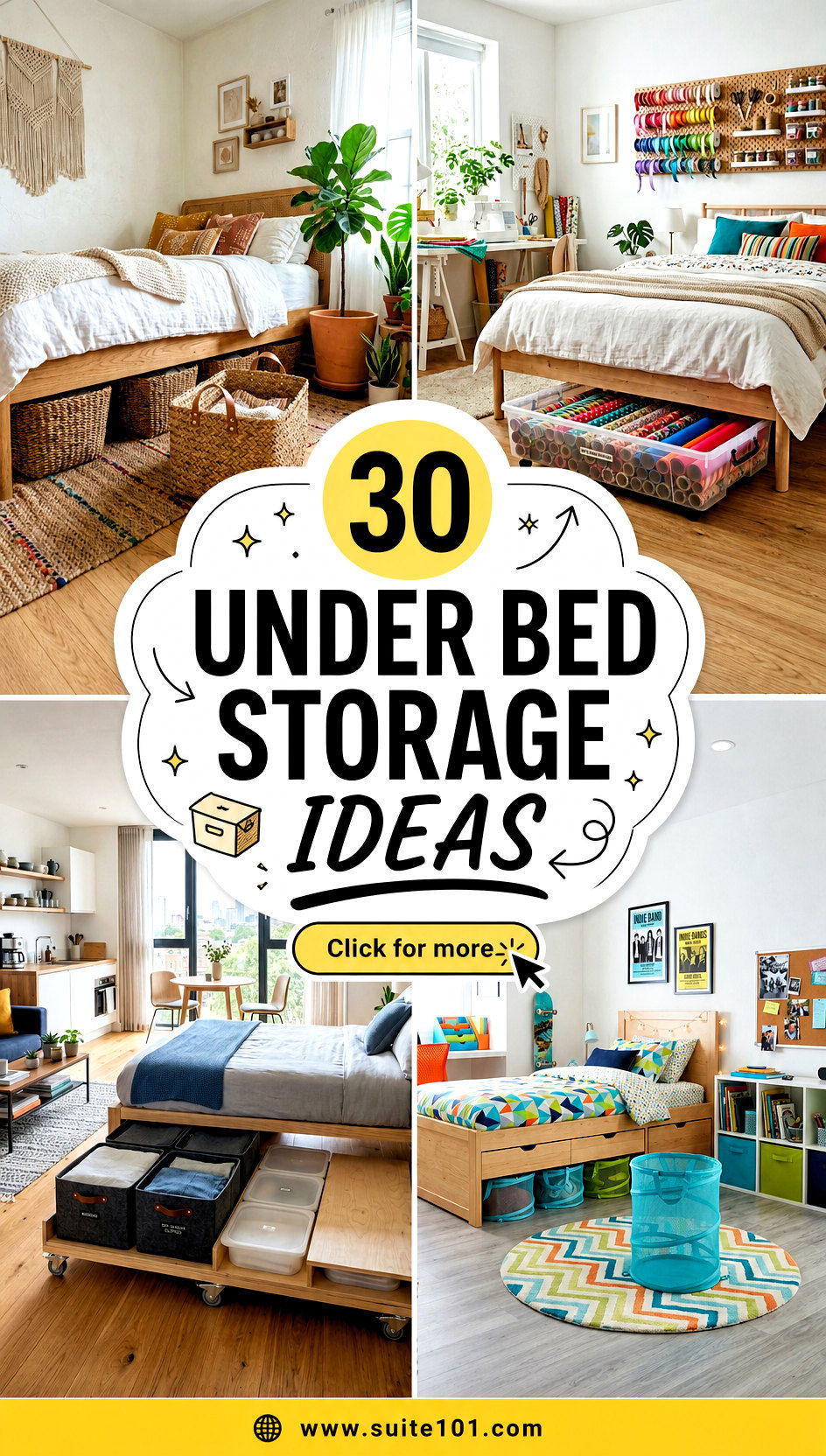 30 Under Bed Storage Ideas to Declutter Every Room Today - 30 Under Bed Storage Ideas to Declutter Every Room Today