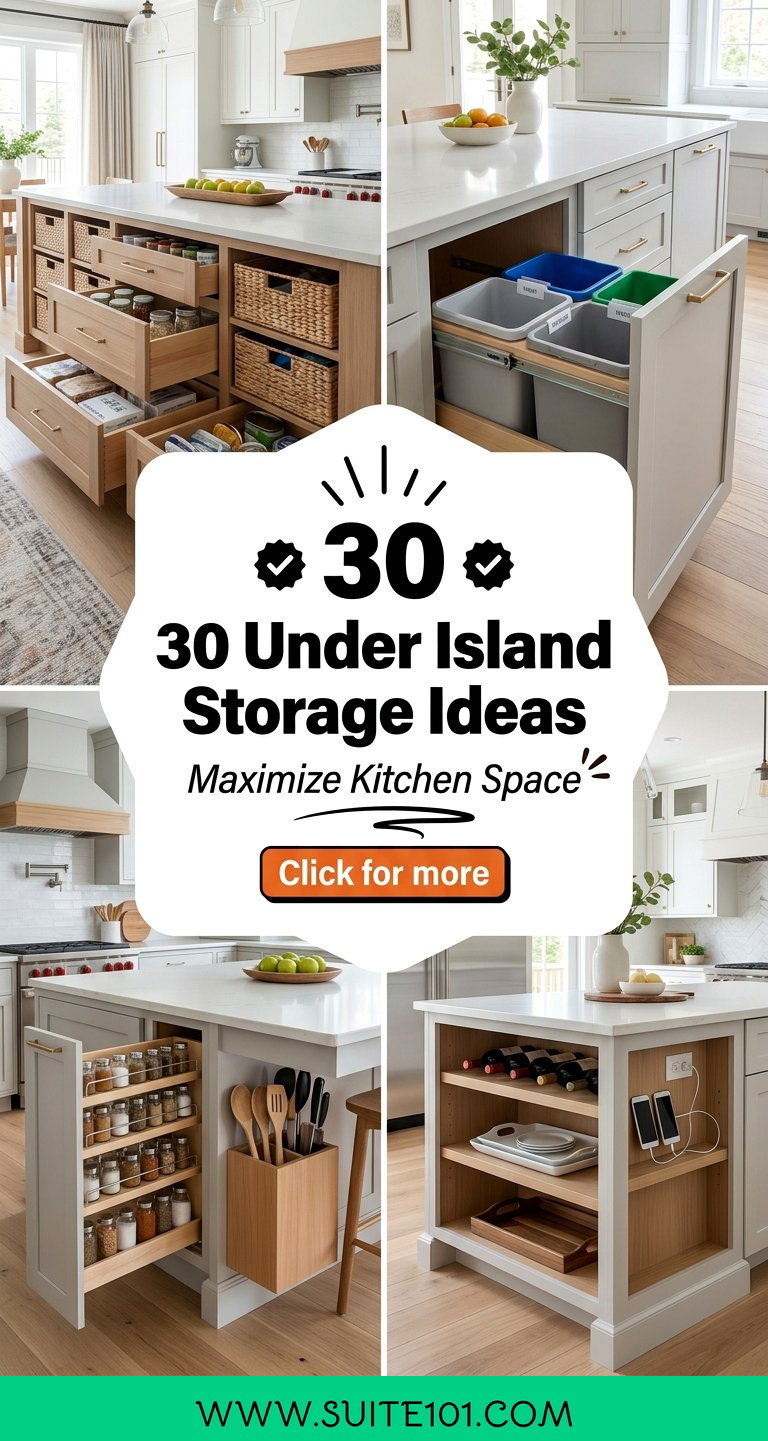 30 Under Island Storage Ideas to Maximize Kitchen Space - 30 Under Island Storage Ideas to Maximize Kitchen Space