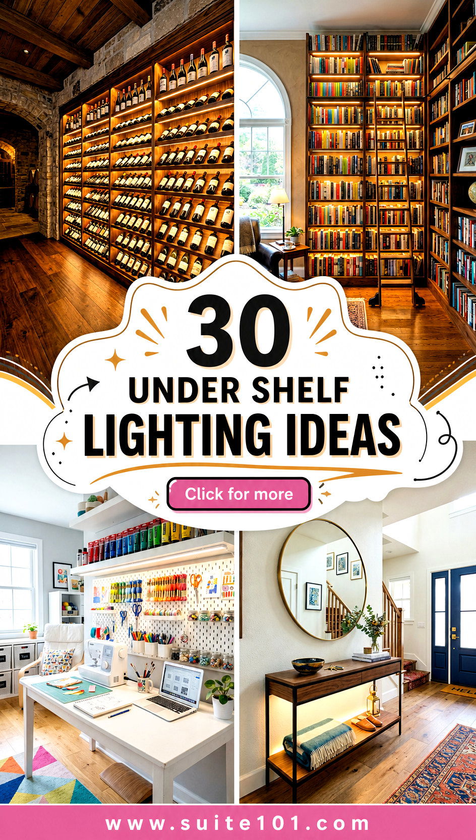 30 Under Shelf Lighting Ideas for Cozy Functional Style - 30 Under Shelf Lighting Ideas for Cozy, Functional Style