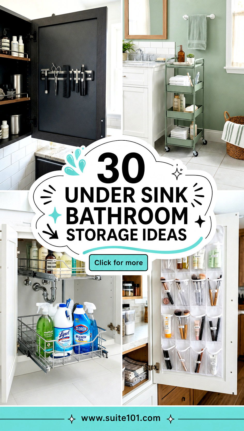 30 Under Sink Bathroom Storage Ideas for a Cleaner Vanity - 30 Under Sink Bathroom Storage Ideas for a Cleaner Vanity