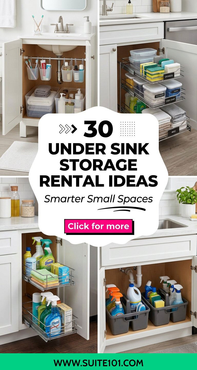30 Under Sink Storage Rental Ideas for Smarter Small Spaces - 30 Under Sink Storage Rental Ideas for Smarter Small Spaces