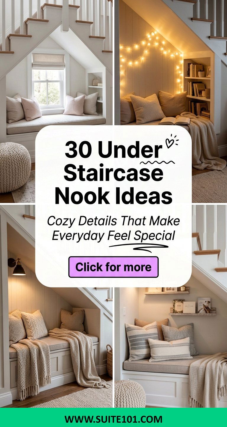 30 Under Staircase Nook Ideas Cozy Details That Make Everyday Feel Special - 30 Under Staircase Nook Ideas: Cozy Details That Make Everyday Feel Special