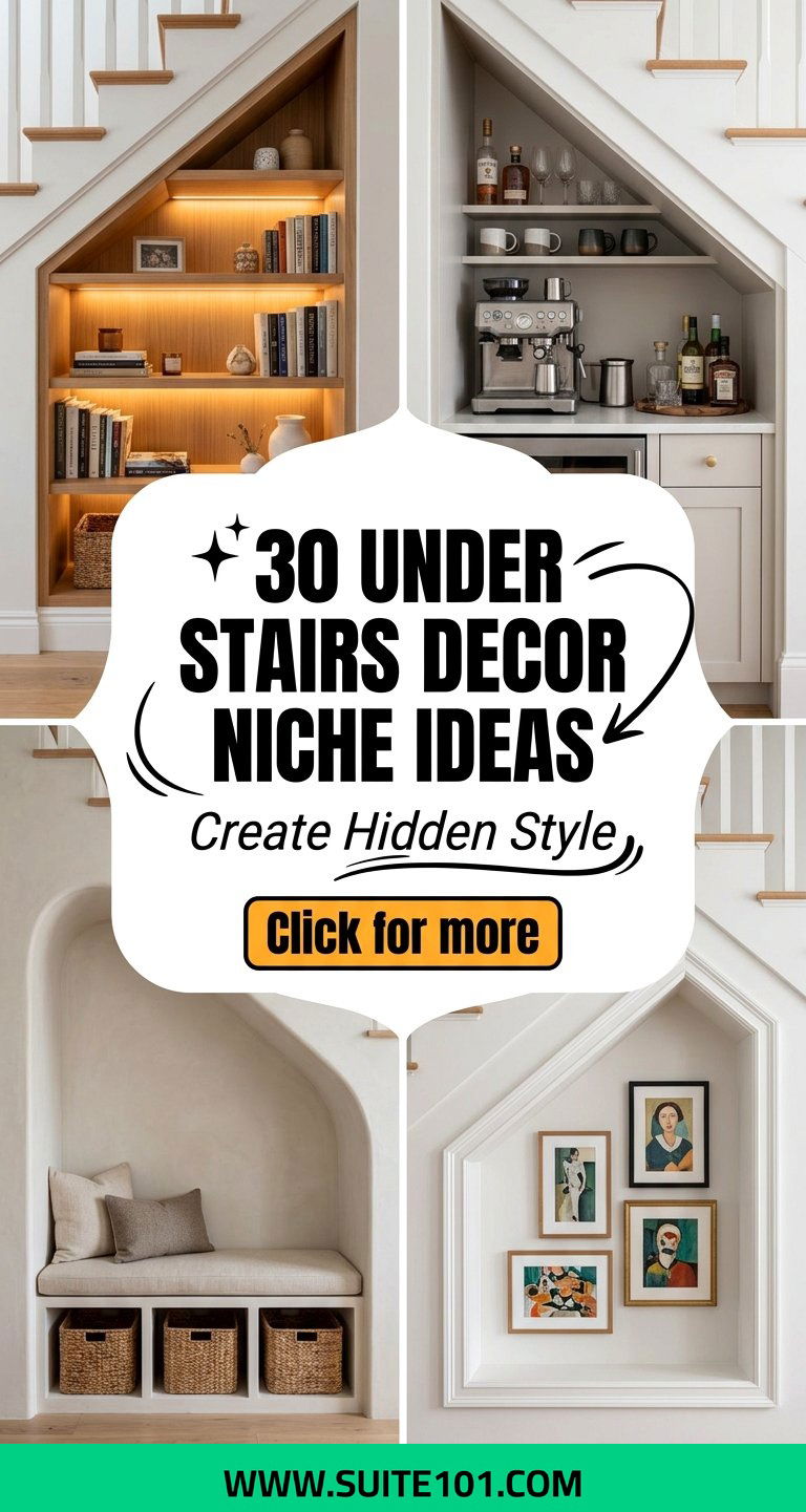 30 Under Stairs Decor Niche Ideas to Create Hidden Style - 30 Under Stairs Decor Niche Ideas to Create Hidden Style