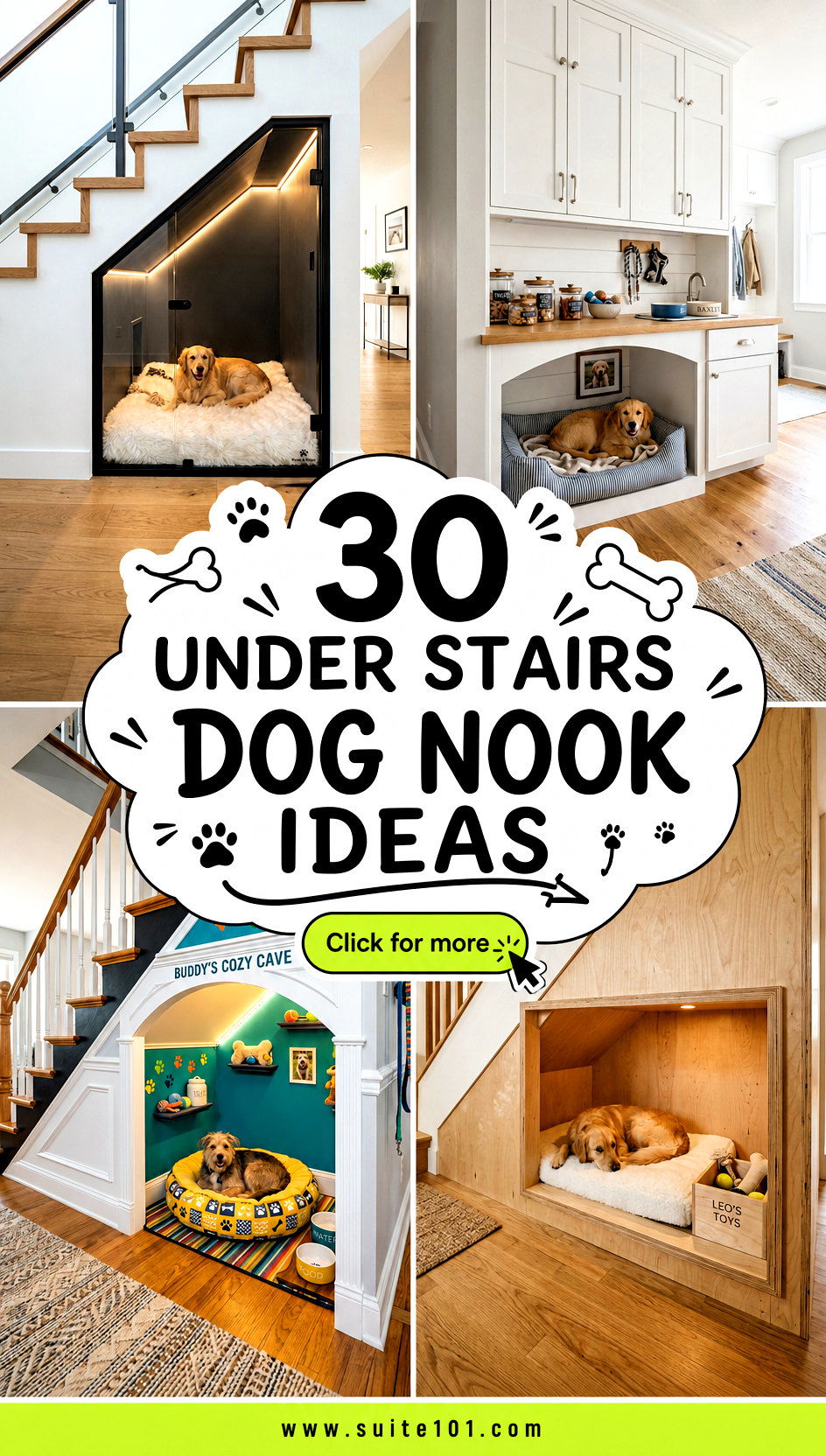 30 Under Stairs Dog Nook Ideas Pet-Friendly Comfort With Clever Storage - 30 Under Stairs Dog Nook Ideas: Pet-Friendly Comfort With Clever Storage