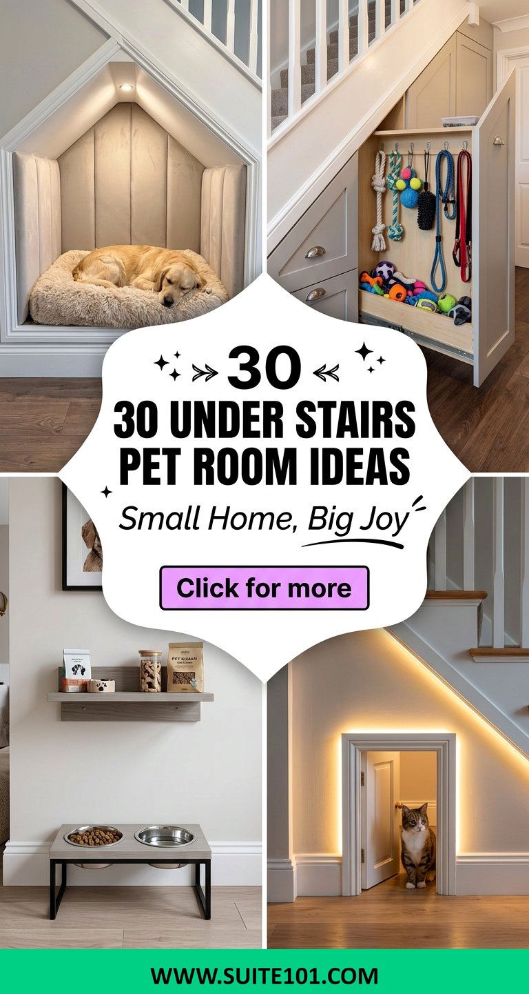 30 Under Stairs Pet Room Ideas Aesthetic for Small Homes - 30 Under Stairs Pet Room Ideas Aesthetic for Small Homes