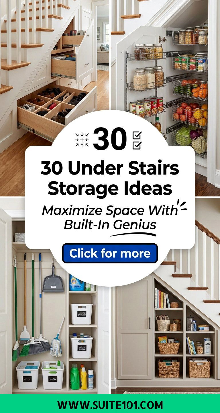 30 Under Stairs Storage Ideas Maximize Space With Built-In Genius - 30 Under Stairs Storage Ideas: Maximize Space With Built-In Genius