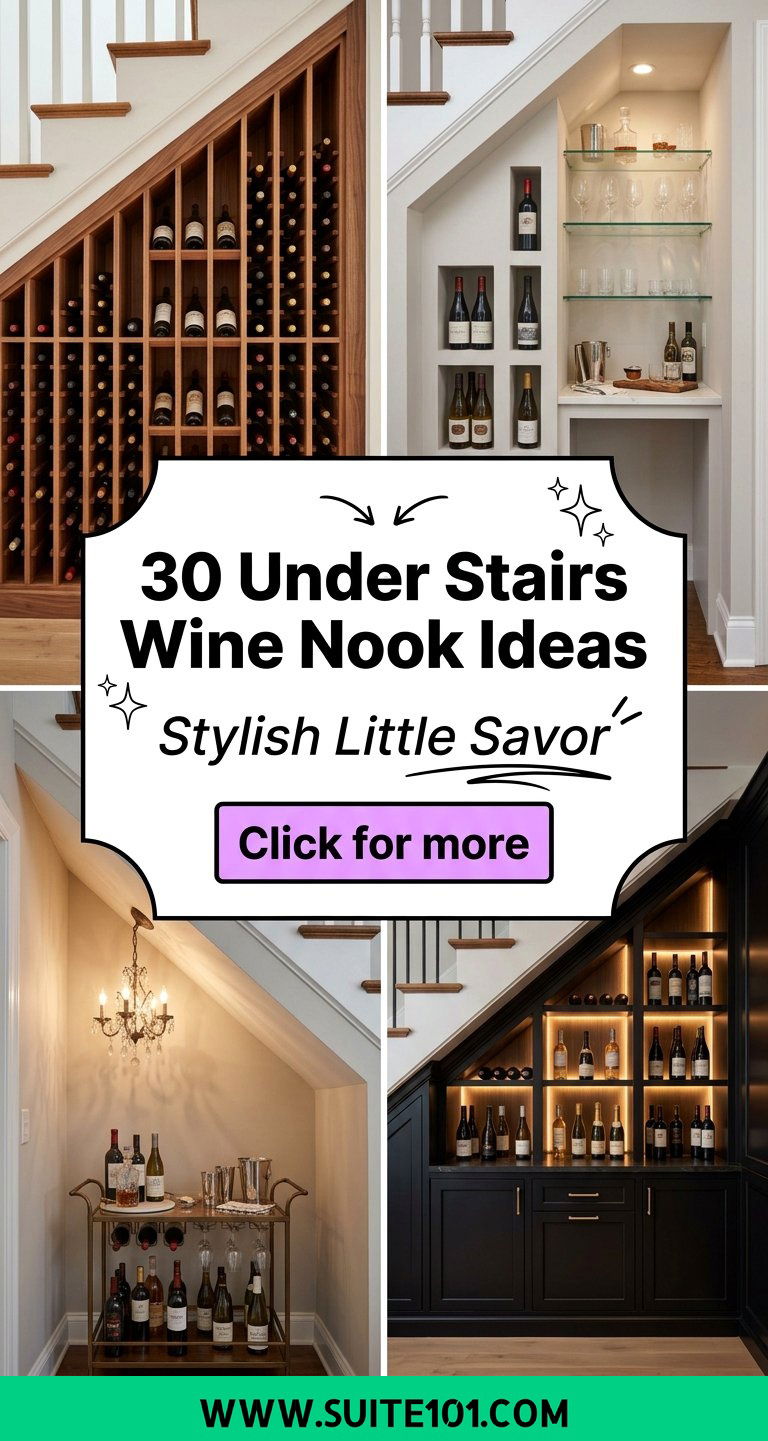 30 Under Stairs Wine Nook Ideas for a Stylish Little Savor - 30 Under Stairs Wine Nook Ideas for a Stylish Little Savor