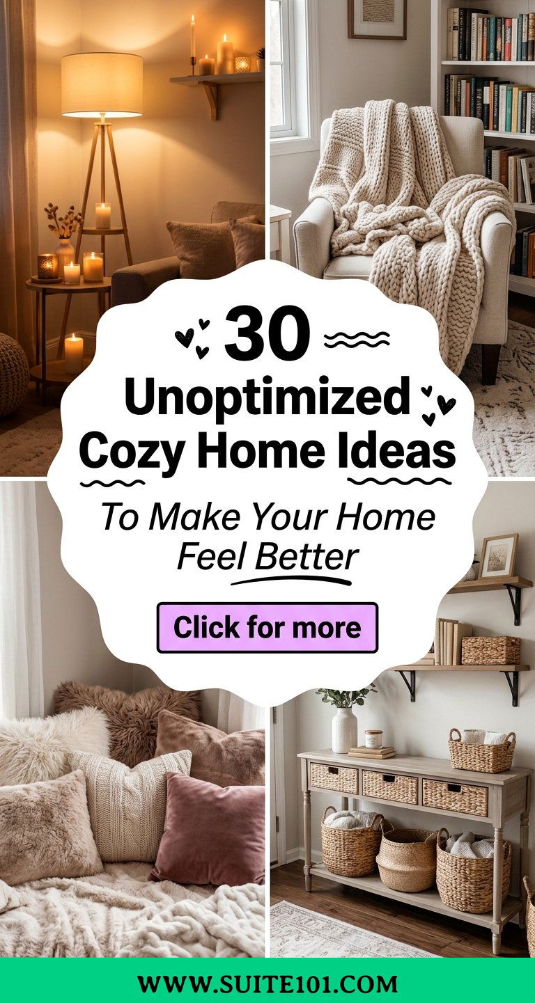 30 Unoptimized Cozy Home Ideas to Make Your Home Feel Better - 30 Unoptimized Cozy Home Ideas to Make Your Home Feel Better