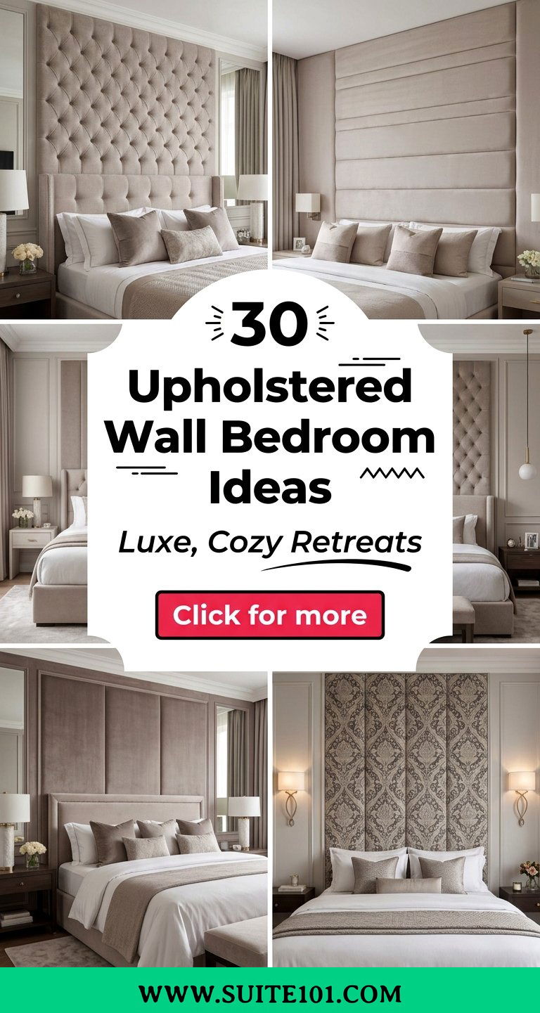 30 Upholstered Wall Bedroom Ideas for Luxe Cozy Retreats - 30 Upholstered Wall Bedroom Ideas for Luxe, Cozy Retreats