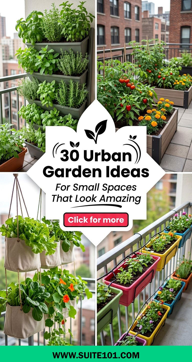 30 Urban Garden Ideas for Small Spaces That Look Amazing - 30 Urban Garden Ideas for Small Spaces That Look Amazing
