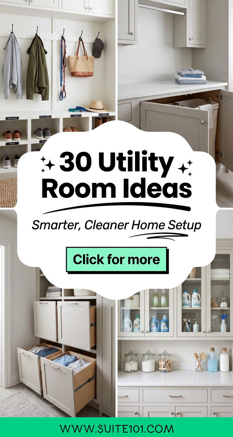 30 Utility Room Ideas for a Smarter Cleaner Home Setup - 30 Utility Room Ideas for a Smarter, Cleaner Home Setup