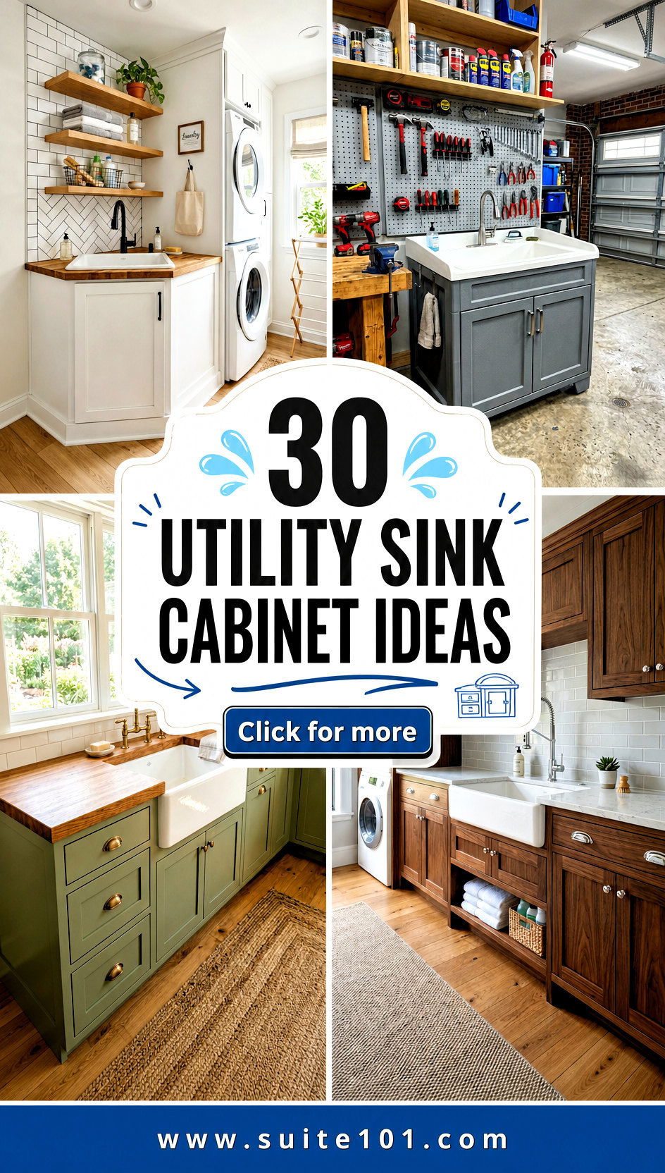 30 Utility Sink Cabinet Ideas Clever Storage to Keep Mud and Clutter Gone - 30 Utility Sink Cabinet Ideas: Clever Storage to Keep Mud and Clutter Gone