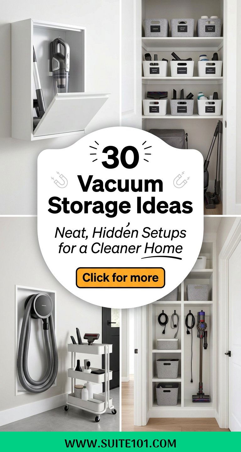 30 Vacuum Storage Ideas Neat Hidden Setups for a Cleaner Home - 30 Vacuum Storage Ideas: Neat, Hidden Setups for a Cleaner Home