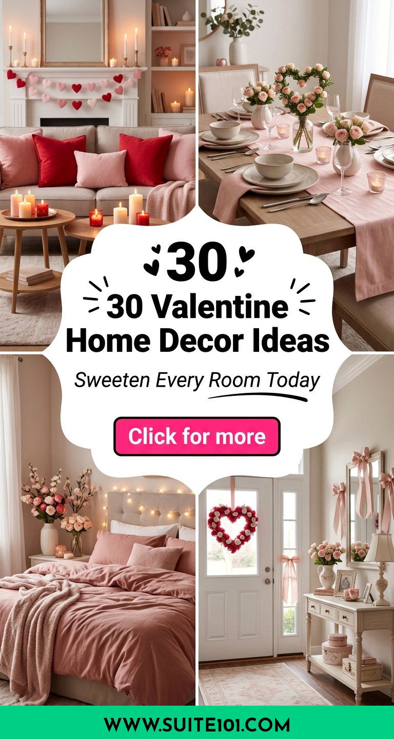 30 Valentine Home Decor Ideas That Sweeten Every Room Today - 30 Valentine Home Decor Ideas That Sweeten Every Room Today