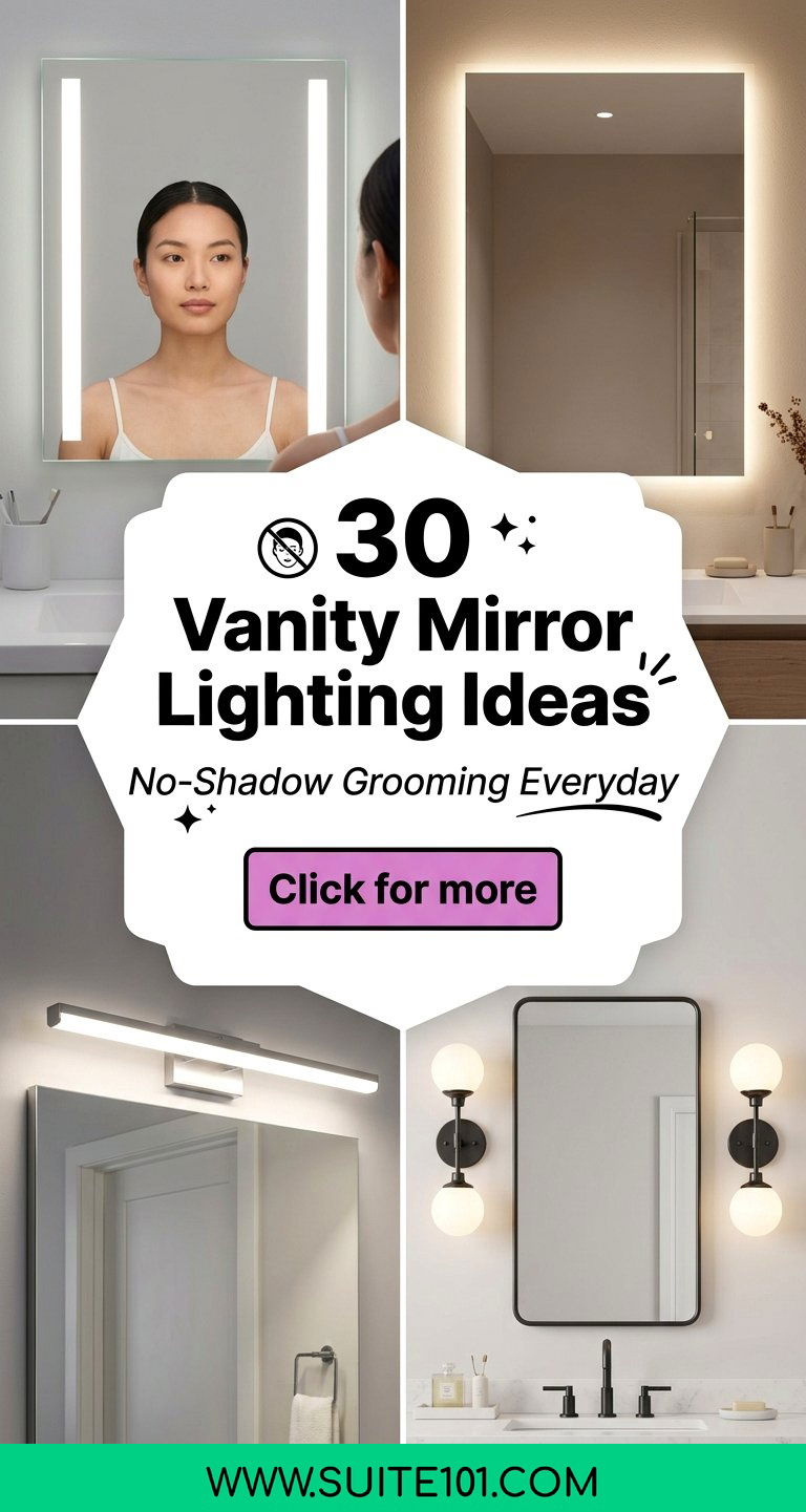 30 Vanity Mirror Lighting Ideas for No-Shadow Grooming Everyday - 30 Vanity Mirror Lighting Ideas for No-Shadow Grooming Everyday