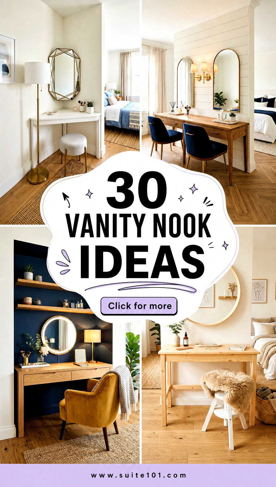 30 Vanity Nook Ideas to Create a Perfect Small-Bathroom Setup - 30 Vanity Nook Ideas to Create a Perfect Small-Bathroom Setup