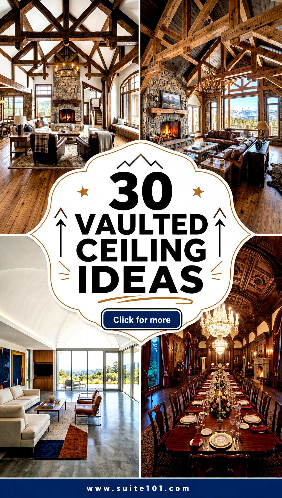 30 Vaulted Ceiling Ideas That Add Airiness Light and Character - 30 Vaulted Ceiling Ideas That Add Airiness, Light, and Character