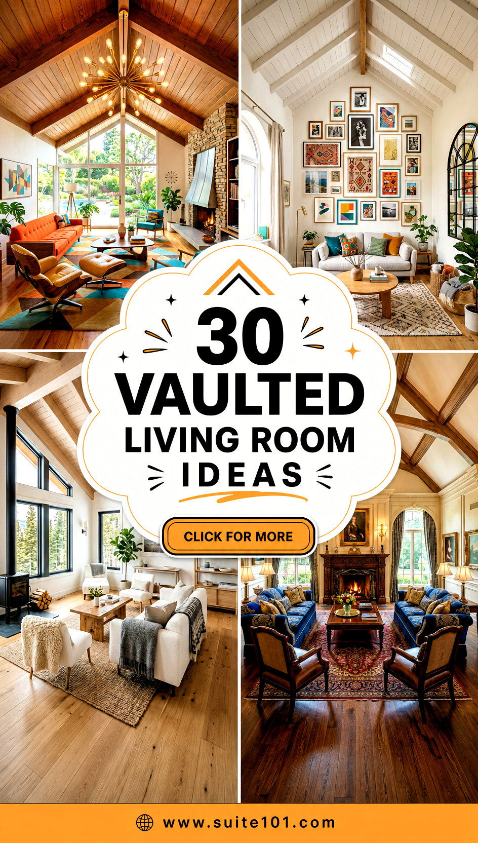 30 Vaulted Living Room Ideas for Dramatic Height and Style - 30 Vaulted Living Room Ideas for Dramatic Height and Style