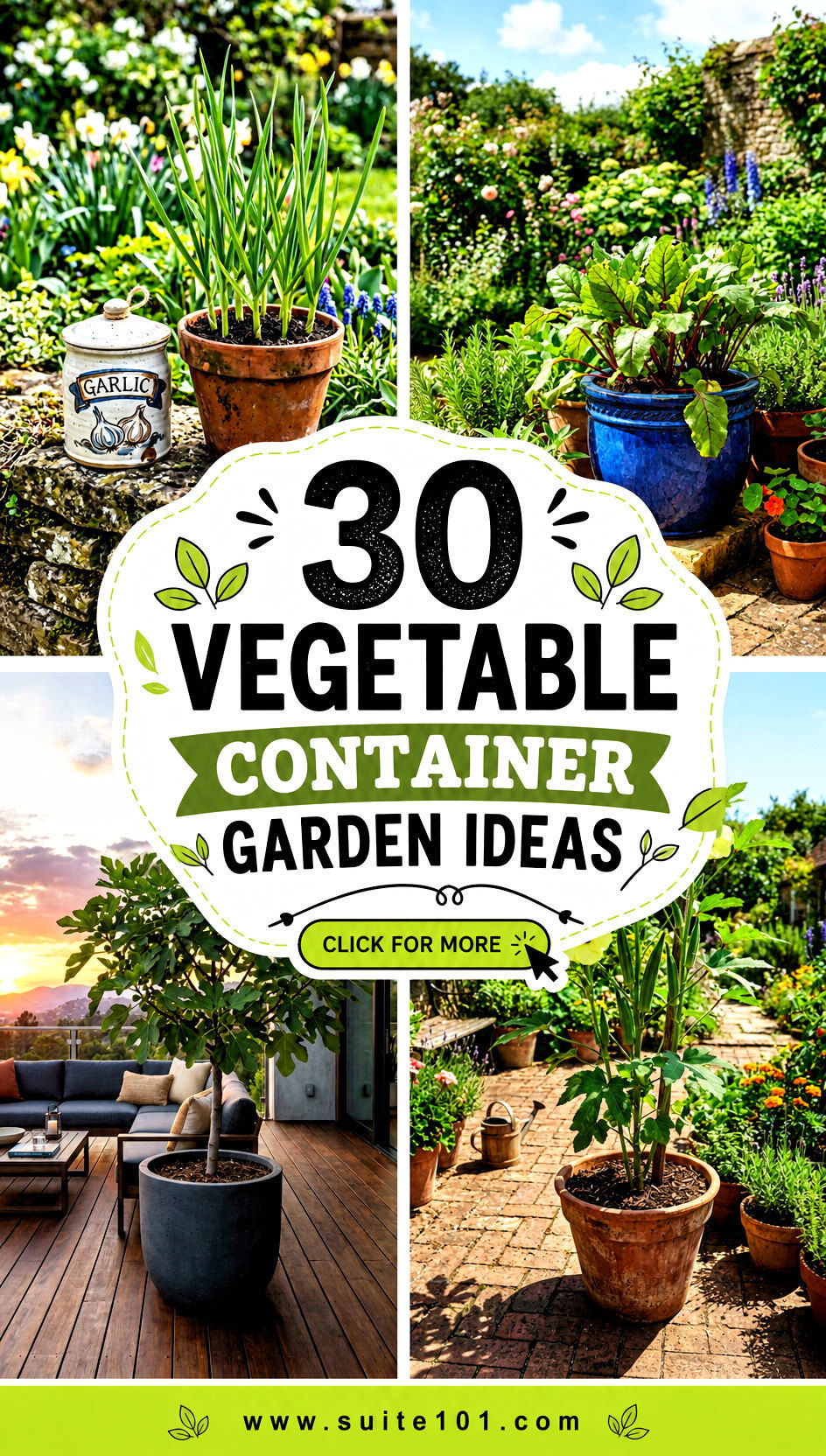 30 Vegetable Container Garden Ideas for Bigger Harvests Anywhere - 30 Vegetable Container Garden Ideas for Bigger Harvests Anywhere