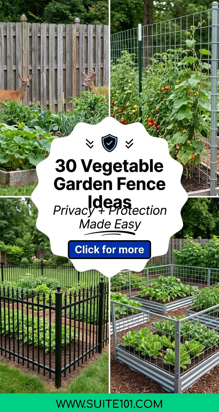 30 Vegetable Garden Fence Ideas for Privacy and Protection - 30 Vegetable Garden Fence Ideas for Privacy and Protection