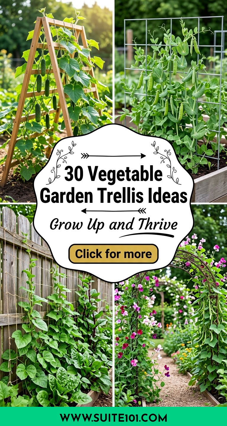 30 Vegetable Garden Trellis Ideas to Grow Up and Thrive - 30 Vegetable Garden Trellis Ideas to Grow Up and Thrive