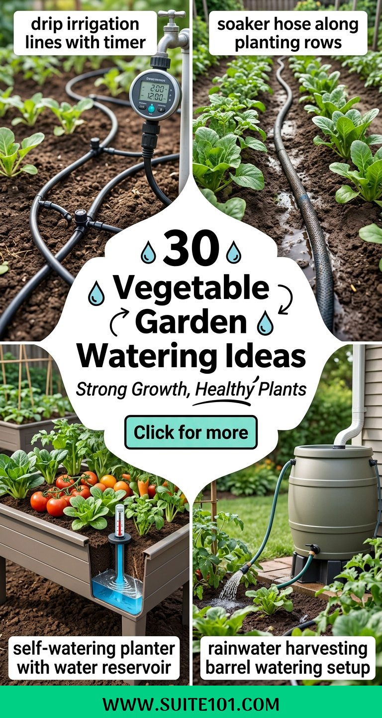 30 Vegetable Garden Watering Ideas for Strong Healthy Growth - 30 Vegetable Garden Watering Ideas for Strong, Healthy Growth
