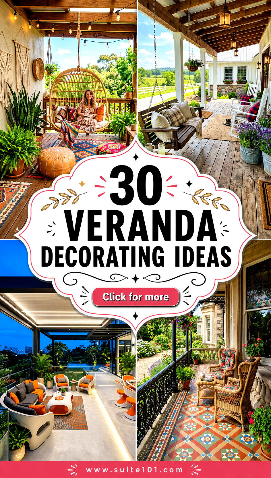 30 Veranda Decorating Ideas for Cozy Outdoor Style This Year - 30 Veranda Decorating Ideas for Cozy Outdoor Style This Year