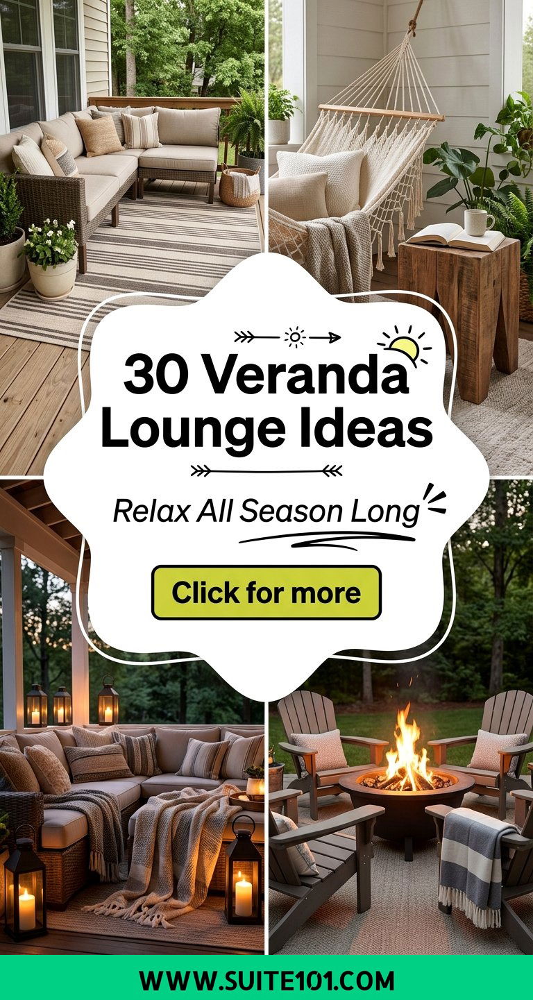 30 Veranda Lounge Ideas for Relaxing Outdoor Comfort All Season - 30 Veranda Lounge Ideas for Relaxing Outdoor Comfort All Season