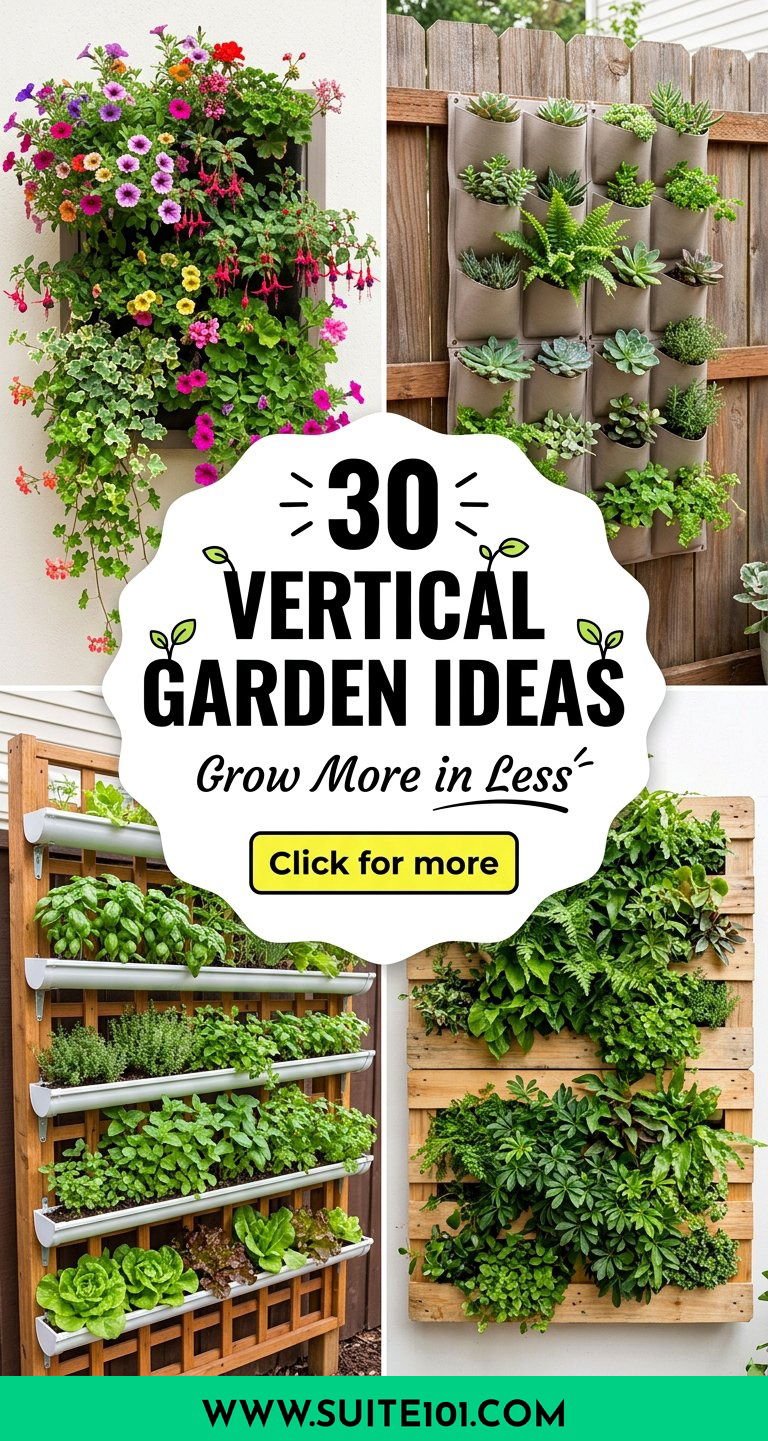 30 Vertical Garden Ideas to Grow More Plants in Less Space - 30 Vertical Garden Ideas to Grow More Plants in Less Space