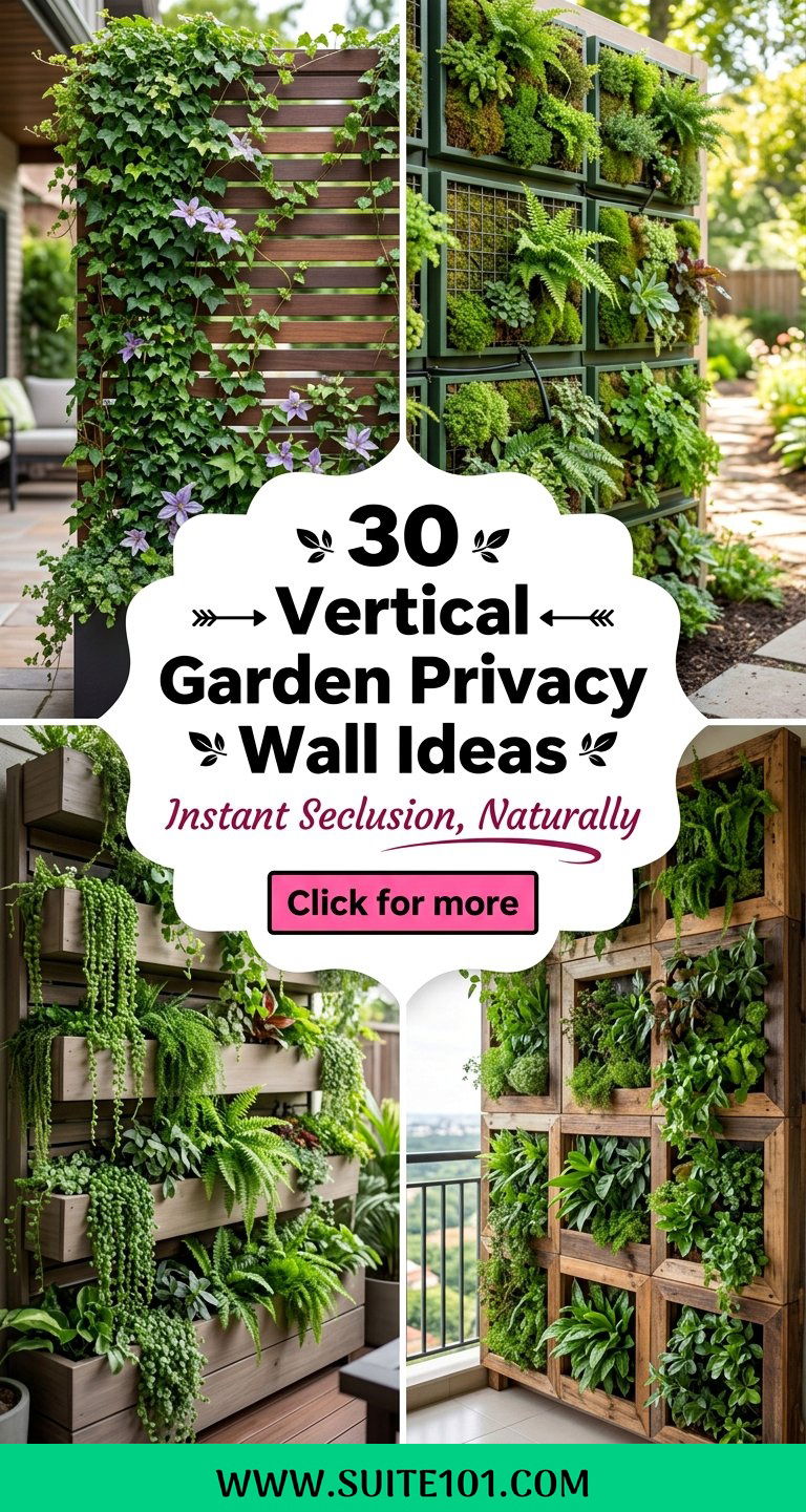30 Vertical Garden Privacy Wall Ideas for Instant Seclusion - 30 Vertical Garden Privacy Wall Ideas for Instant Seclusion