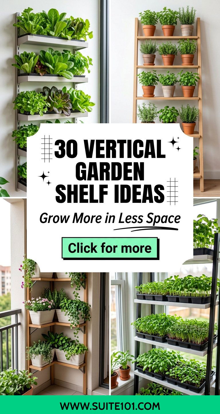 30 Vertical Garden Shelf Ideas to Grow More in Less Space - 30 Vertical Garden Shelf Ideas to Grow More in Less Space