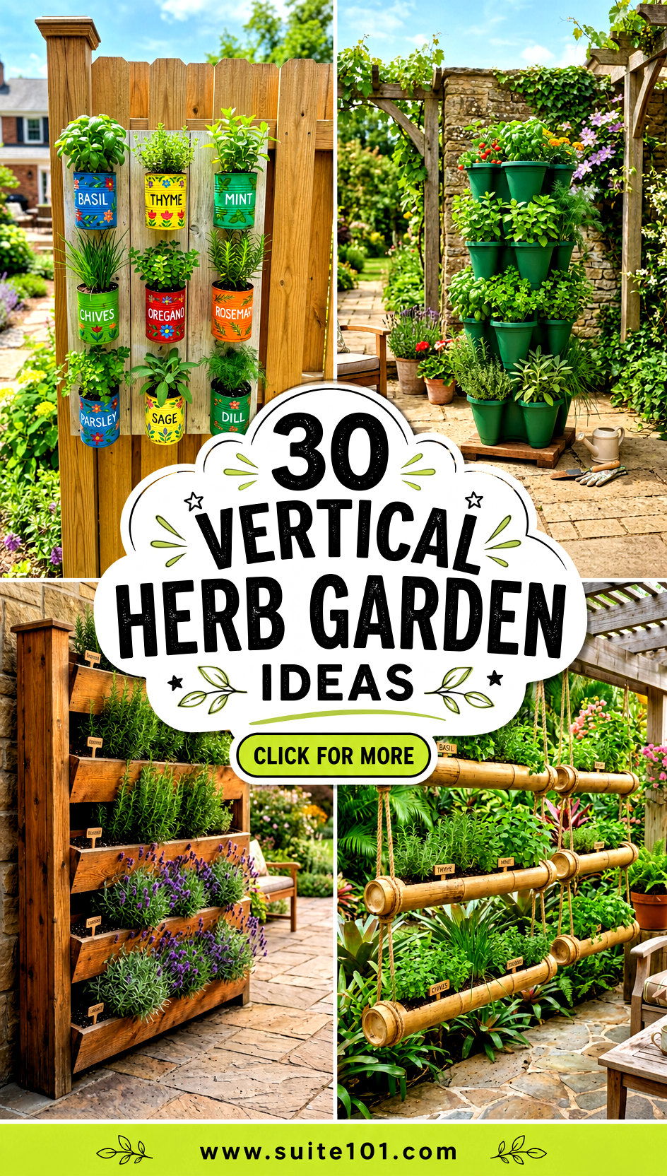 30 Vertical Herb Garden Ideas to Grow Fresh Flavor at Home - 30 Vertical Herb Garden Ideas to Grow Fresh Flavor at Home