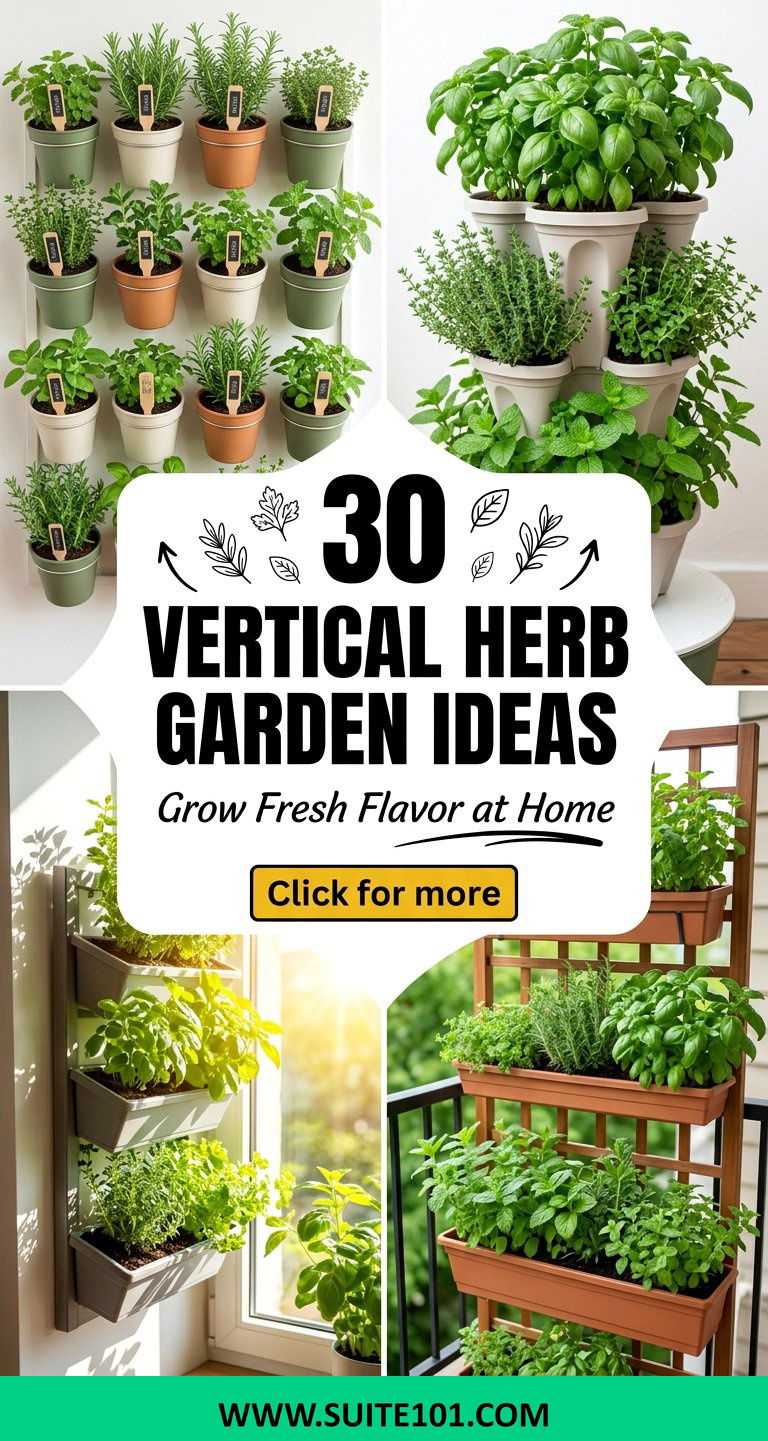 30 Vertical Herb Garden Ideas to Grow Fresh Flavor at Home - 30 Vertical Herb Garden Ideas to Grow Fresh Flavor at Home