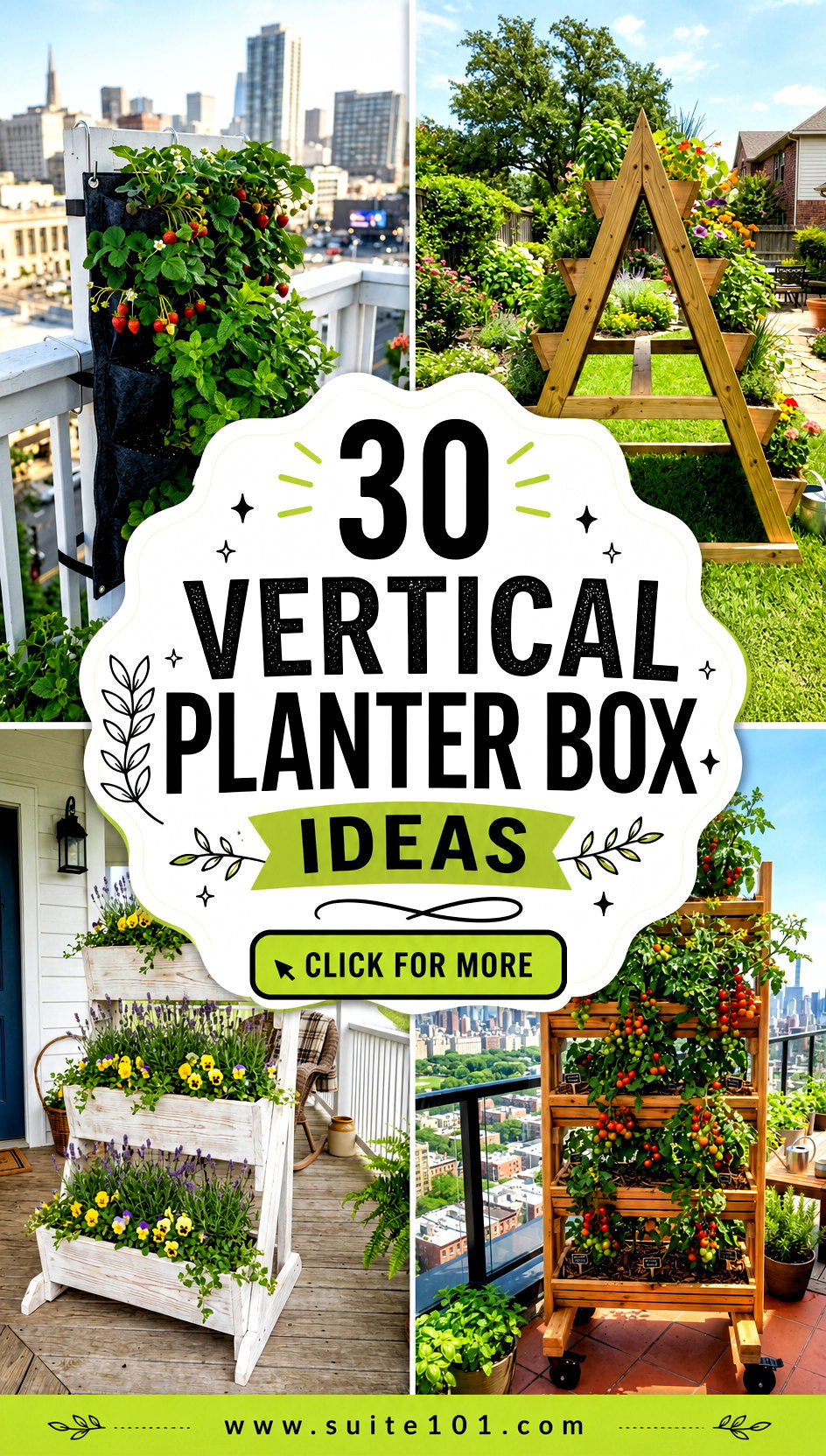 30 Vertical Planter Box Ideas for Compact Balconies and Patios - 30 Vertical Planter Box Ideas for Compact Balconies & Patios