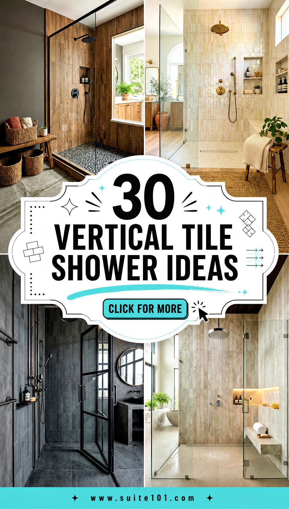 30 Vertical Tile Shower Ideas for a Modern Bathroom Look - 30 Vertical Tile Shower Ideas for a Modern Bathroom Look