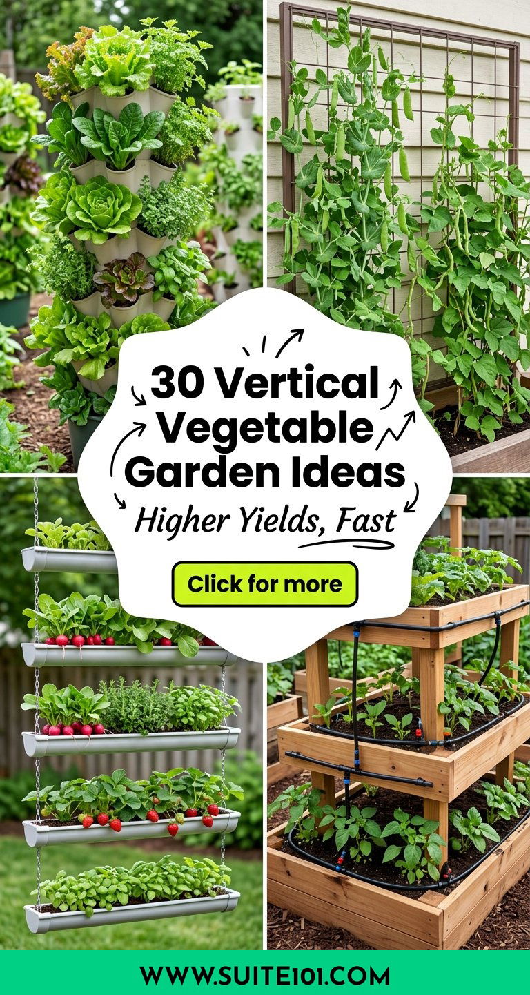 30 Vertical Vegetable Garden Ideas for Higher Yields Fast - 30 Vertical Vegetable Garden Ideas for Higher Yields Fast
