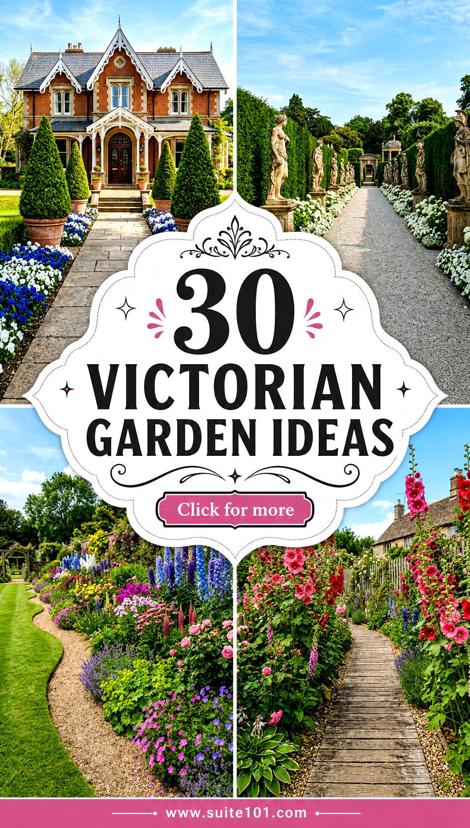 30 Victorian Garden Ideas for Lush Old-World Charm Outdoors - 30 Victorian Garden Ideas for Lush, Old-World Charm Outdoors