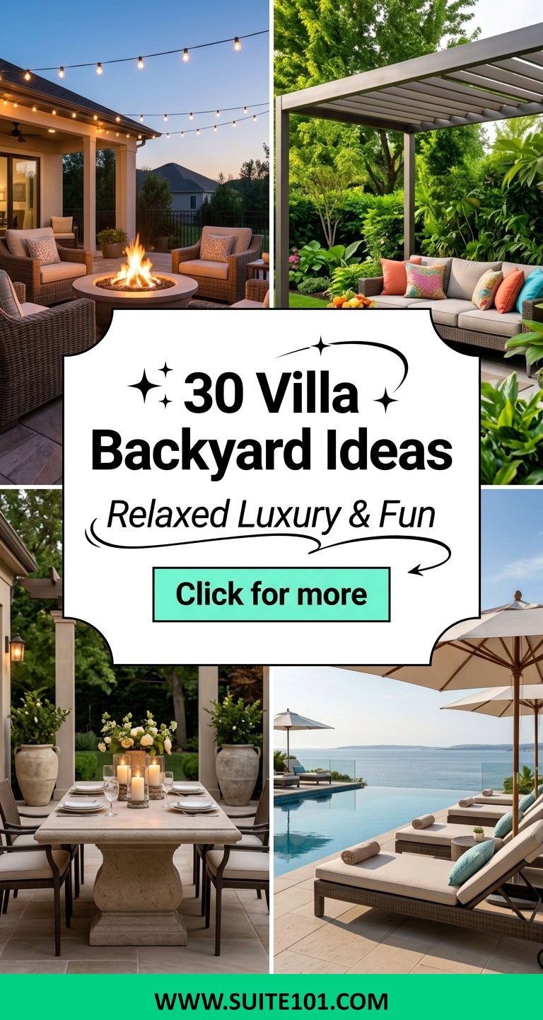 30 Villa Backyard Ideas for Relaxed Luxury and Outdoor Fun - 30 Villa Backyard Ideas for Relaxed Luxury and Outdoor Fun
