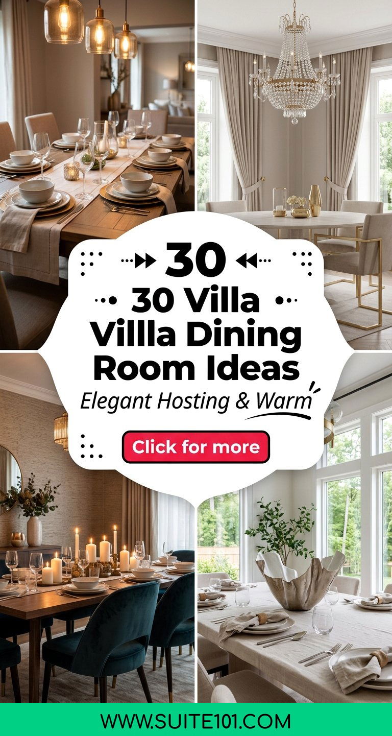 30 Villa Dining Room Ideas for Elegant Hosting and Warm Vibes - 30 Villa Dining Room Ideas for Elegant Hosting and Warm Vibes