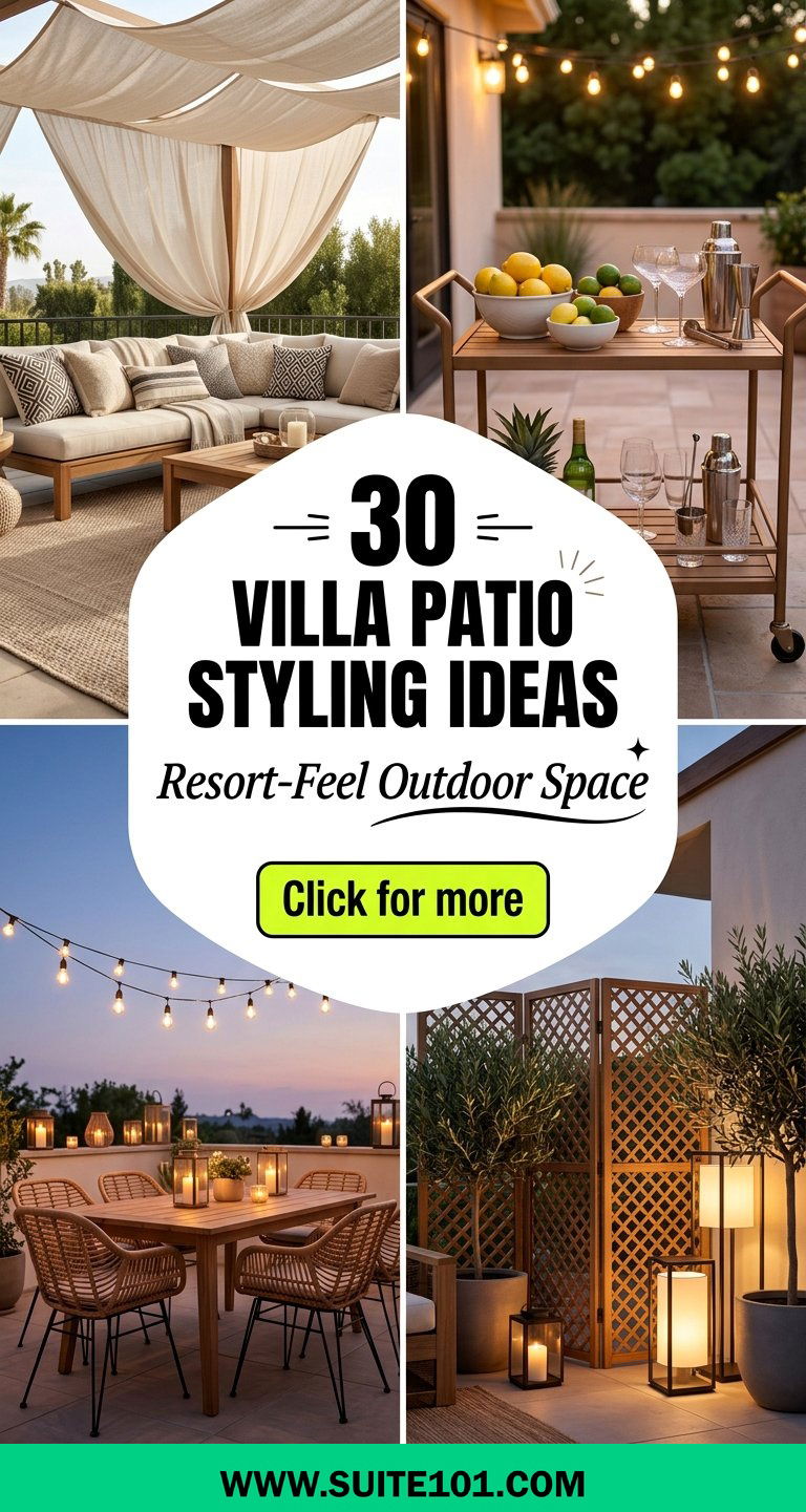 30 Villa Patio Styling Ideas for a Resort-Feel Outdoor Space - 30 Villa Patio Styling Ideas for a Resort-Feel Outdoor Space