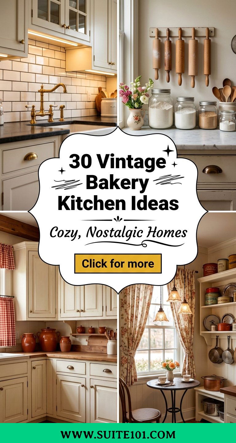30 Vintage Bakery Kitchen Ideas for Cozy Nostalgic Homes - 30 Vintage Bakery Kitchen Ideas for Cozy, Nostalgic Homes