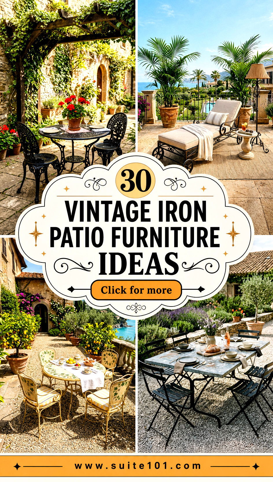 30 Vintage Iron Patio Furniture Ideas for Retro Outdoor Comfort - 30 Vintage Iron Patio Furniture Ideas for Retro Outdoor Comfort