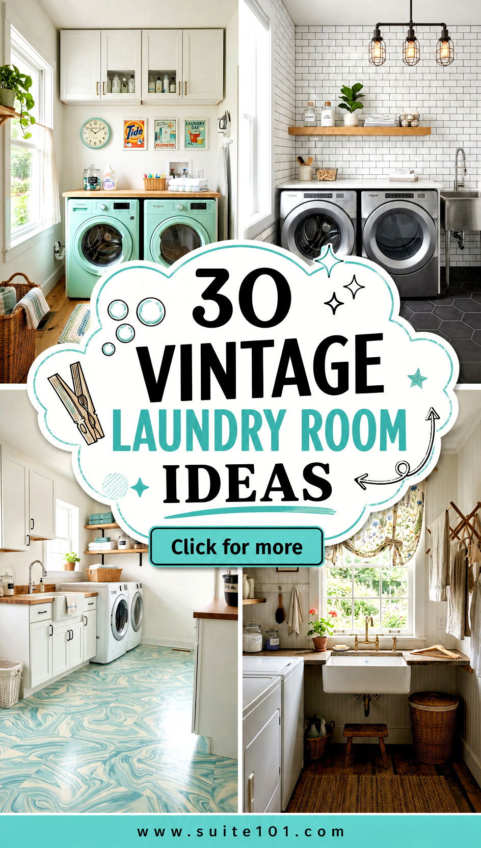 30 Vintage Laundry Room Ideas to Make Chores Feel Like Spa - 30 Vintage Laundry Room Ideas to Make Chores Feel Like Spa