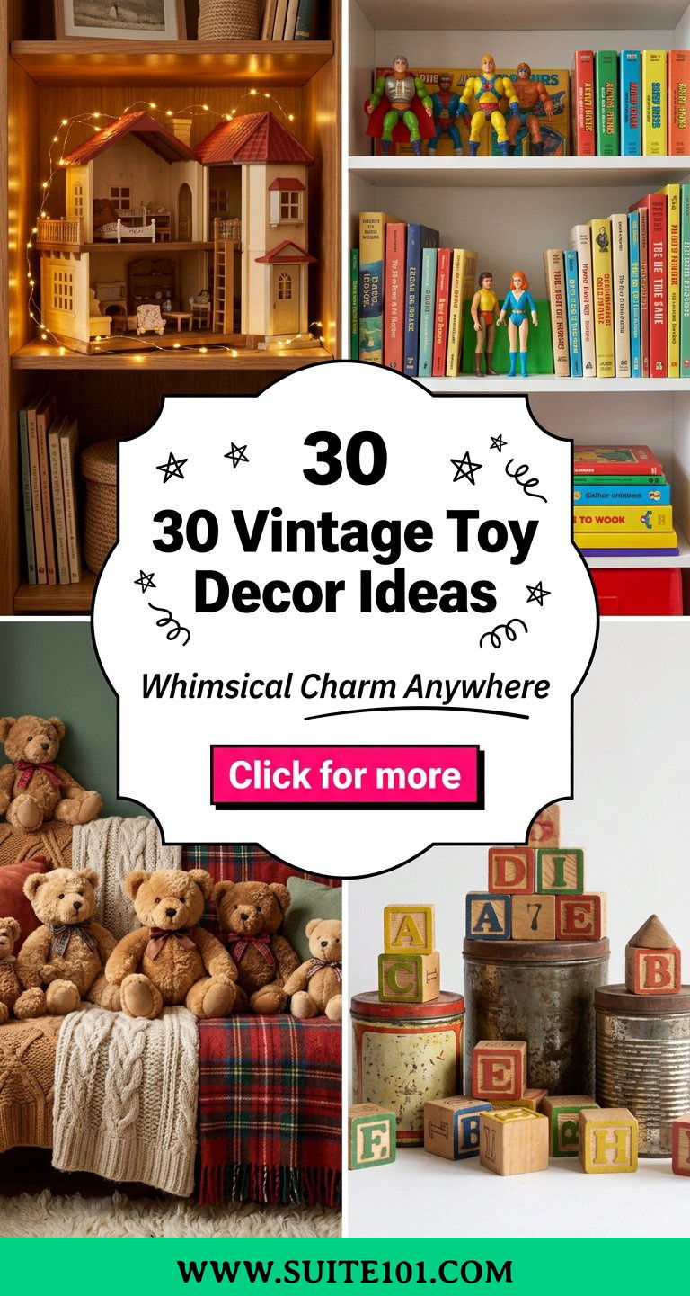 30 Vintage Toy Decor Ideas to Add Whimsical Charm Anywhere - 30 Vintage Toy Decor Ideas to Add Whimsical Charm Anywhere