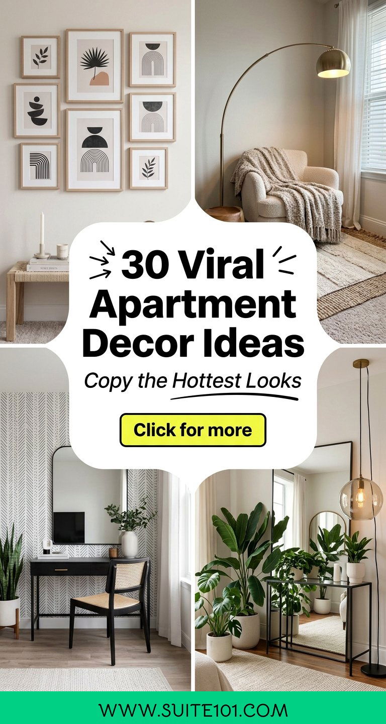 30 Viral Apartment Decor Ideas to Copy the Hottest Looks - 30 Viral Apartment Decor Ideas to Copy the Hottest Looks