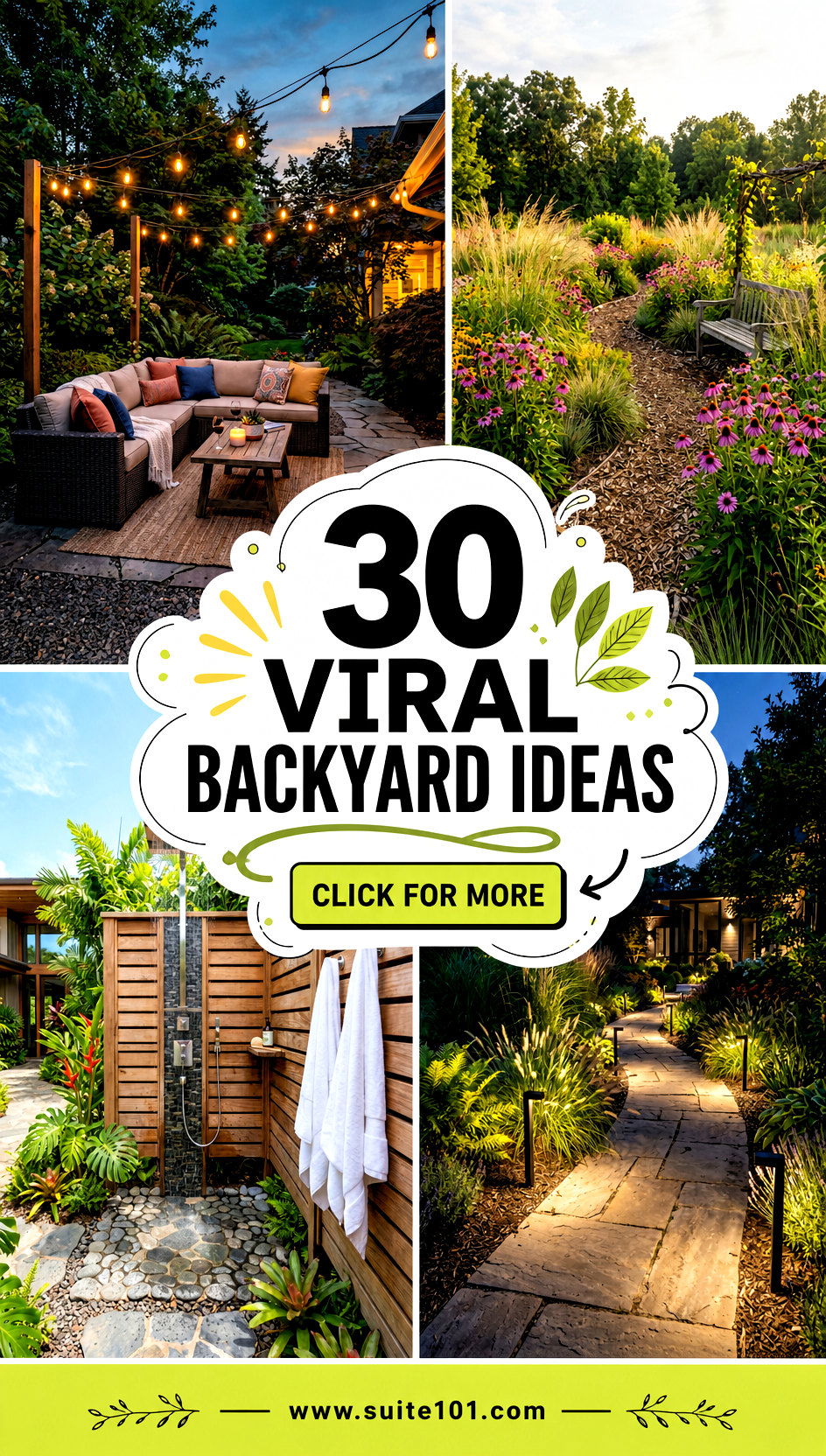 30 Viral Backyard Ideas to Turn Your Outdoors Into a Dream - 30 Viral Backyard Ideas to Turn Your Outdoors Into a Dream