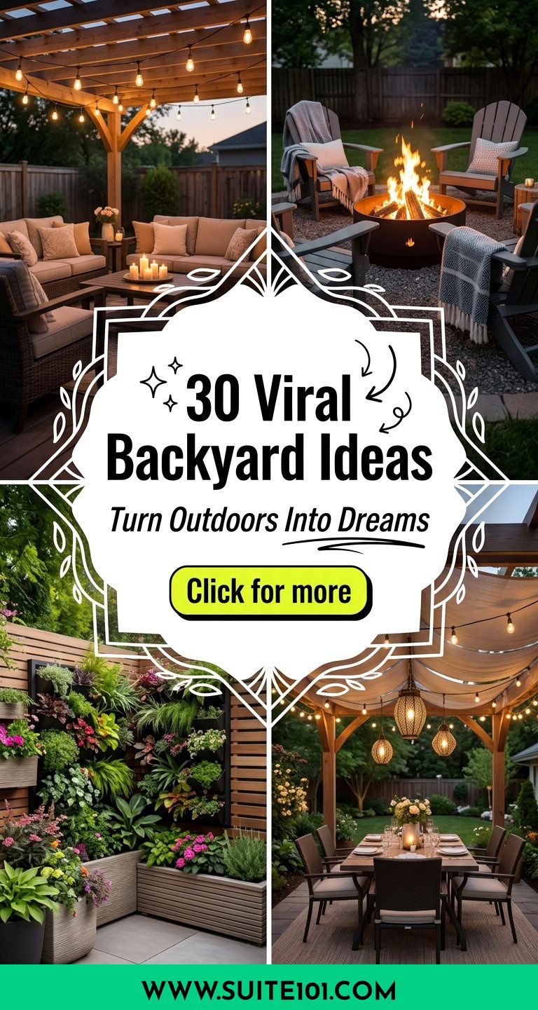 30 Viral Backyard Ideas to Turn Your Outdoors Into a Dream - 30 Viral Backyard Ideas to Turn Your Outdoors Into a Dream